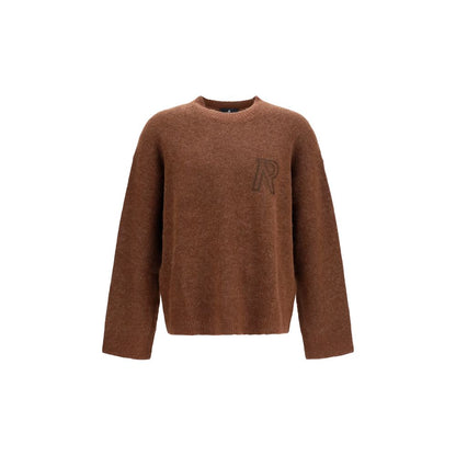 Sweatshirt by Represent for men in nylon acrylic & alpaca wool brown features an magnificent silhouette, showcasing a sophisticated crew neckline and detail for a truly magnificent finish.