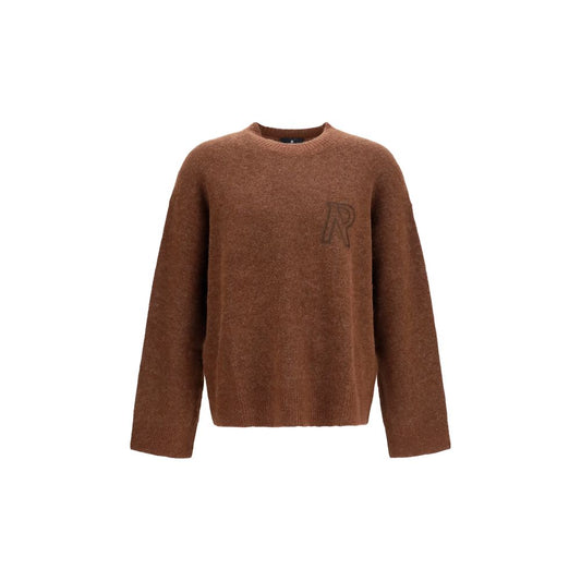 Sweatshirt by Represent for men in nylon acrylic & alpaca wool brown features an magnificent silhouette, showcasing a sophisticated crew neckline and detail for a truly magnificent finish.