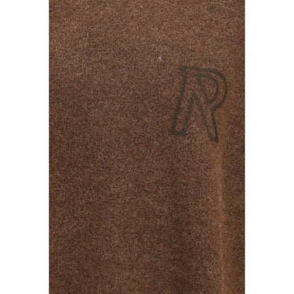 Sweatshirt by Represent for men in nylon acrylic & alpaca wool brown features an provocated silhouette, detailed with a provocated and a refined crew neckline for a sophisticated aesthetic.