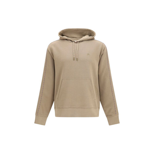 Sweatshirt Hoodie by Burberry for men in stretch cotton bicolour, signature & print features an dramatic silhouette, showcasing a sophisticated hooded neckline and dramatic long-sleeve for a refined, modern aesthetic.
