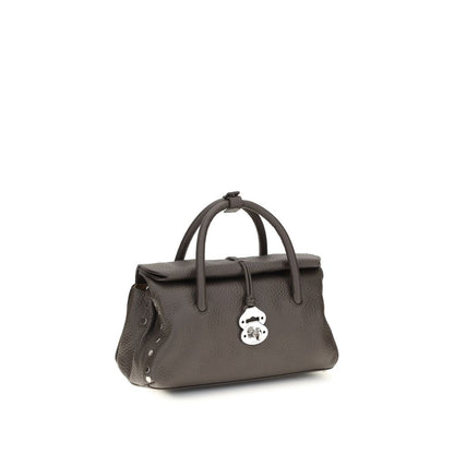 Shoulder Bag by Zanellato for women in bos taurus calf leather brown features a distinguished silhouette, showcasing a secure hook and distinguished built-in-compartments with versatile shoulder-strap, handle & adjustable-strap for a distinguished finish.