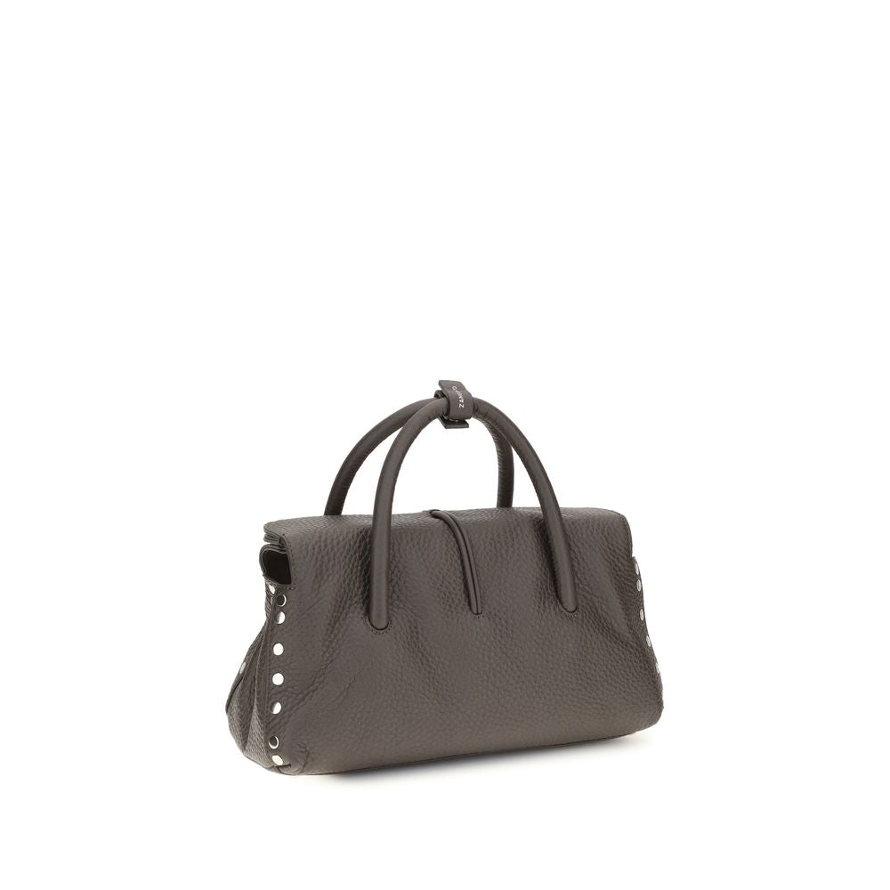 Shoulder Bag by Zanellato for women in bos taurus calf leather brown presents a versatile silhouette, showcasing a secure hook and versatile built-in-compartments with versatile shoulder-strap, handle & adjustable-strap for a sophisticated look.