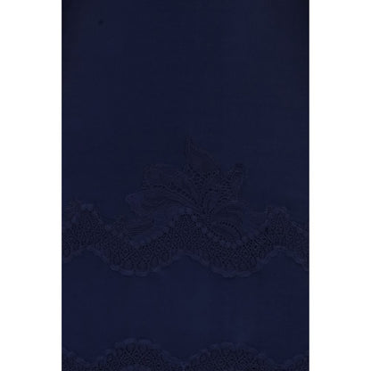 Dress by Rabanne for women in stretch polyamide blue features an sultry silhouette defined by a and , falling to an sultry long for a sultry look.