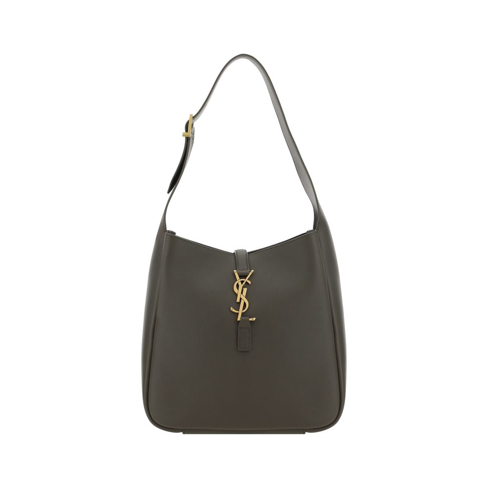 Shoulder Hobo Bag by Saint Laurent for women in bos taurus calf grained leather bicolour features a enviable silhouette, showcasing a secure buckle & hook, ample built-in-compartments, and enviable shoulder-strap & adjustable-strap for a enviable finish.