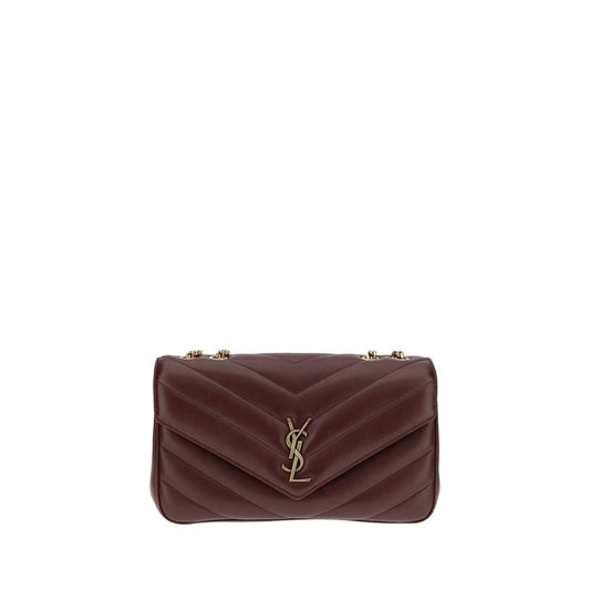 Quilted 2-in-1 Shoulder & Crossbody Flap Bag by Saint Laurent for women in lambskin leather bordeaux features a enviable silhouette, showcasing a secure flap & magnetic, ample , and enviable crossbody-strap, shoulder-strap & adjustable-strap for a enviable finish.