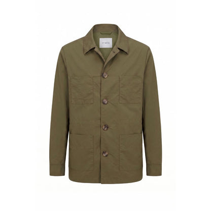 Malo Green Nylon Men Jacket