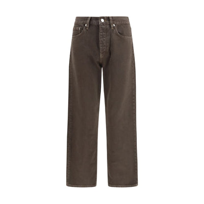 Jeans by Sunflower for men in denim cotton brown features a polished silhouette with a polished relaxed-fit, wide & oversized, reaching a polished long and finished with a polished mid rise.