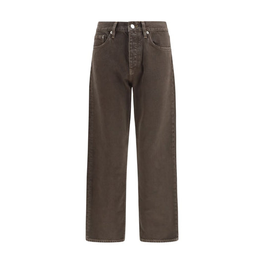 Jeans by Sunflower for men in denim cotton brown features a polished silhouette with a polished relaxed-fit, wide & oversized, reaching a polished long and finished with a polished mid rise.