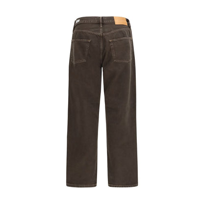 Jeans by Sunflower for men in denim cotton brown features an sophisticated mid rise and relaxed-fit, wide & oversized with a precise long, creating a sophisticated and sophisticated silhouette.