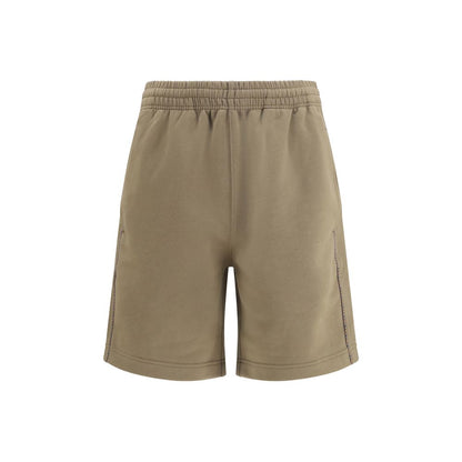 Bermuda Shorts by Burberry for men in cotton terry cloth brown features a sartorial silhouette, showcasing a sartorial regular-fit and short with a sophisticated for a sartorial look.