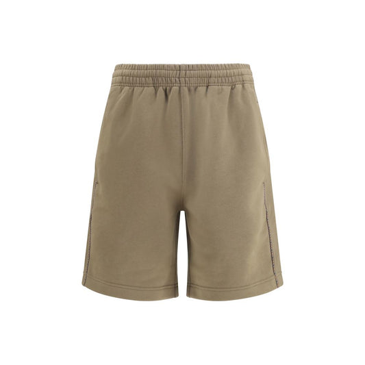Bermuda Shorts by Burberry for men in cotton terry cloth brown features a sartorial silhouette, showcasing a sartorial regular-fit and short with a sophisticated for a sartorial look.