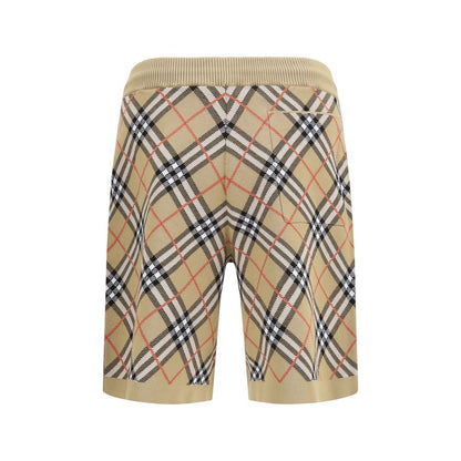 Bermuda Shorts by Burberry for men in stretch polyamide cotton beige & patterned features a eye catching relaxed-fit & regular-fit and short with a eye catching .