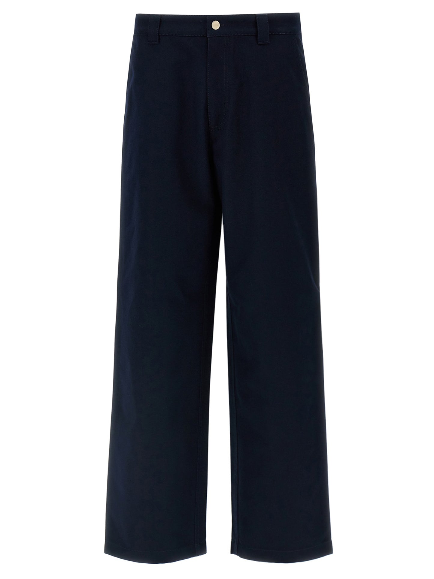 Casual Pants by Gucci for men in cotton blue & signature features an sophisticated and straight-leg with a precise long, creating a sophisticated and sophisticated silhouette.