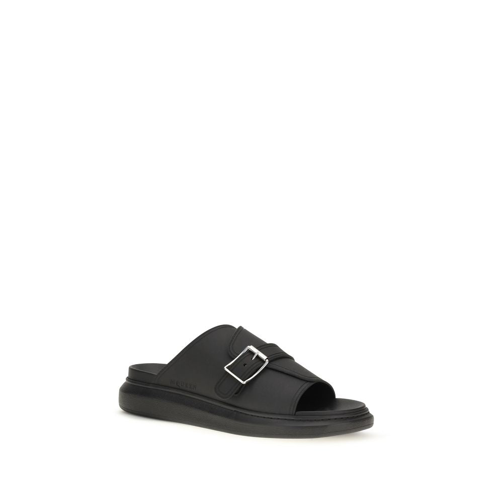 Platform Slider Sandals by Alexander McQueen for men in bos taurus calf leather black features an effortlessly chic silhouette from the Men's Bos Taurus Calf Leather Platform Slider Sandals collection, showcasing a effortlessly chic platform and elegant .