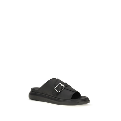 Platform Slider Sandals by Alexander McQueen for men in bos taurus calf leather black features an effortlessly chic silhouette from the Men's Bos Taurus Calf Leather Platform Slider Sandals collection, showcasing a effortlessly chic platform and elegant .