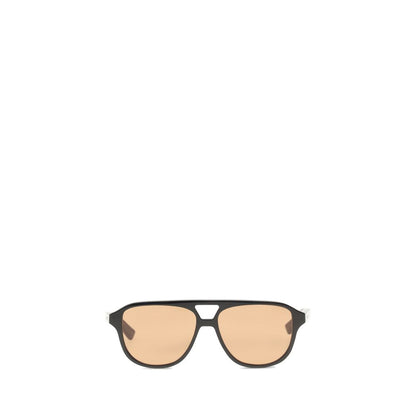 Sunglasses by Alexander McQueen for women in bos taurus suede calf leather & rhinestone black, brown & signature features an effortlessly chic with brown coloured frame detailing and for a effortlessly chic aesthetic.