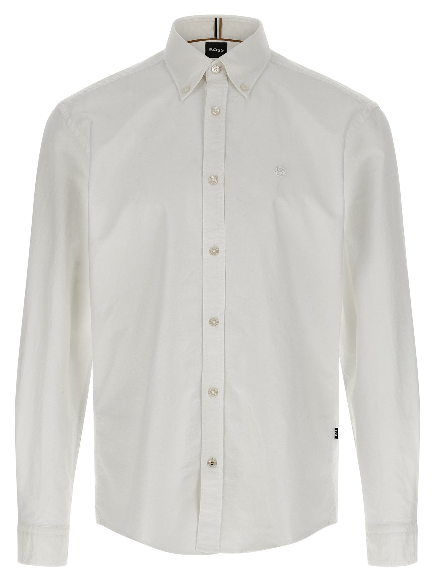 Hugo Boss White Cotton Blouse