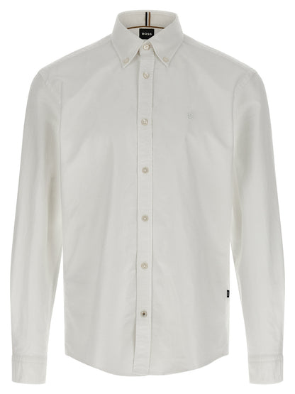 Hugo Boss White Cotton Blouse