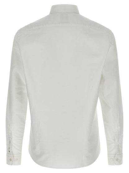 Hugo Boss White Cotton Blouse