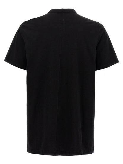 T-Shirt by Rick Owens for men in cotton black features an edgy silhouette, meticulously detailed with a sophisticated and crew neckline for a truly edgy finish.