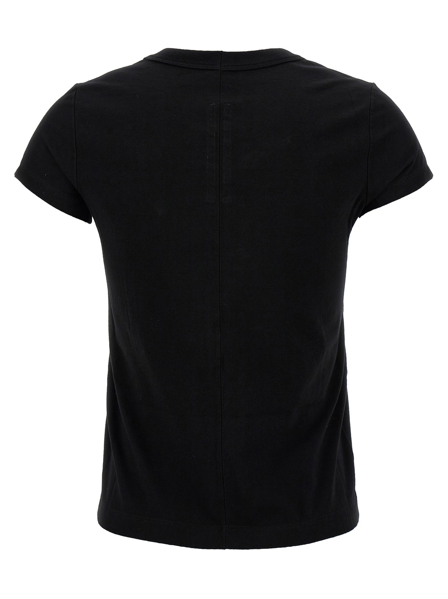 T-Shirt by Rick Owens for women in cotton black showcases a chic silhouette, artfully detailed with a chic crew neckline and for a chic finish.