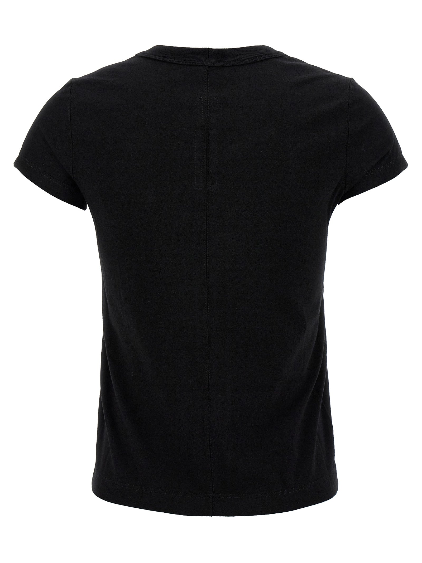 T-Shirt by Rick Owens for women in cotton black showcases a chic silhouette, artfully detailed with a chic crew neckline and for a chic finish.
