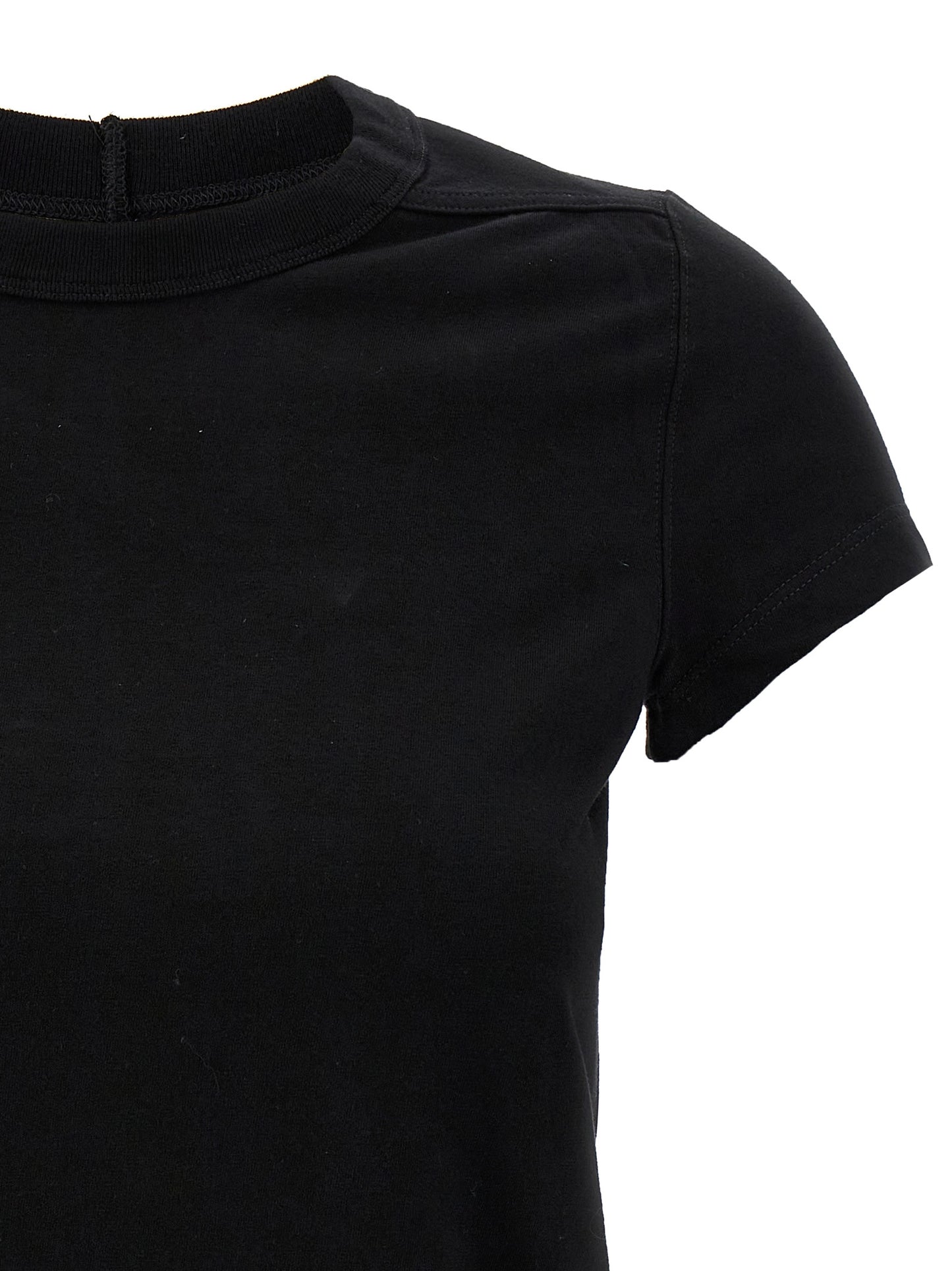 T-Shirt by Rick Owens for women in cotton black features an on trend silhouette, perfectly showcasing a on trend and for an elevated aesthetic.