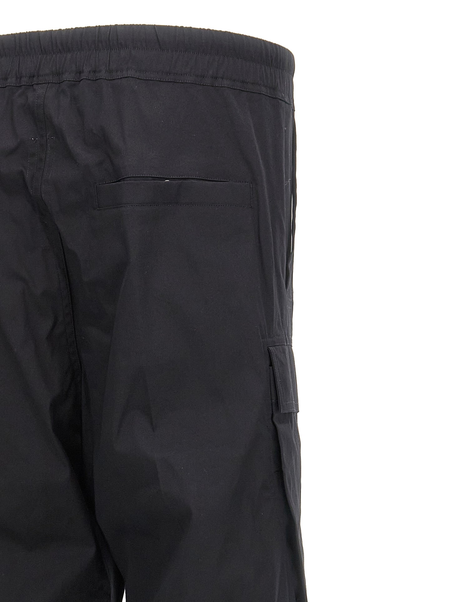 Cargo Pants by Rick Owens for men in stretch cotton black features a architectural wide with a architectural long and architectural .