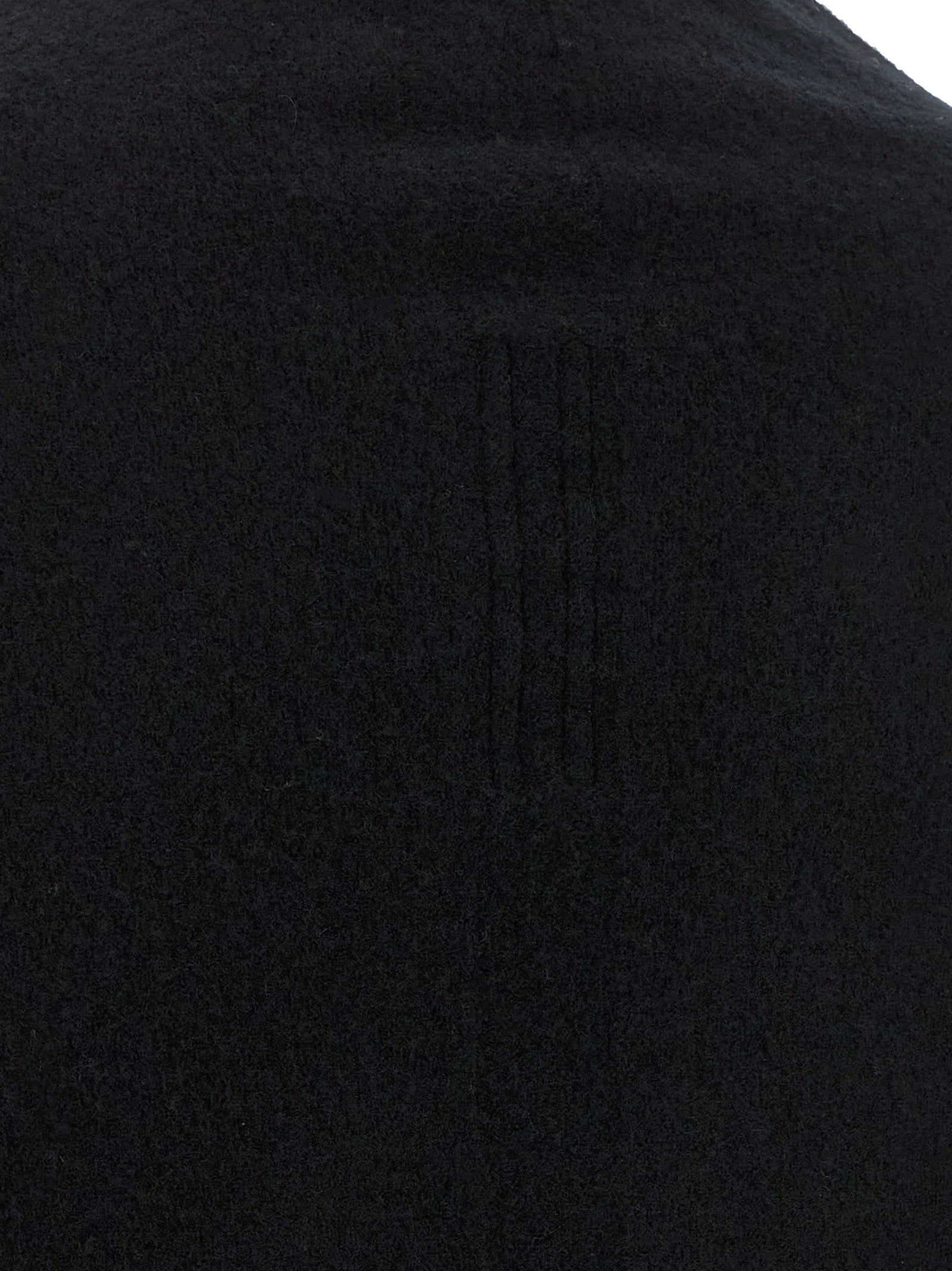 Cardigan by Rick Owens for women in cashmere black features a nuanced silhouette with a refined and nuanced detailing for a sophisticated look.