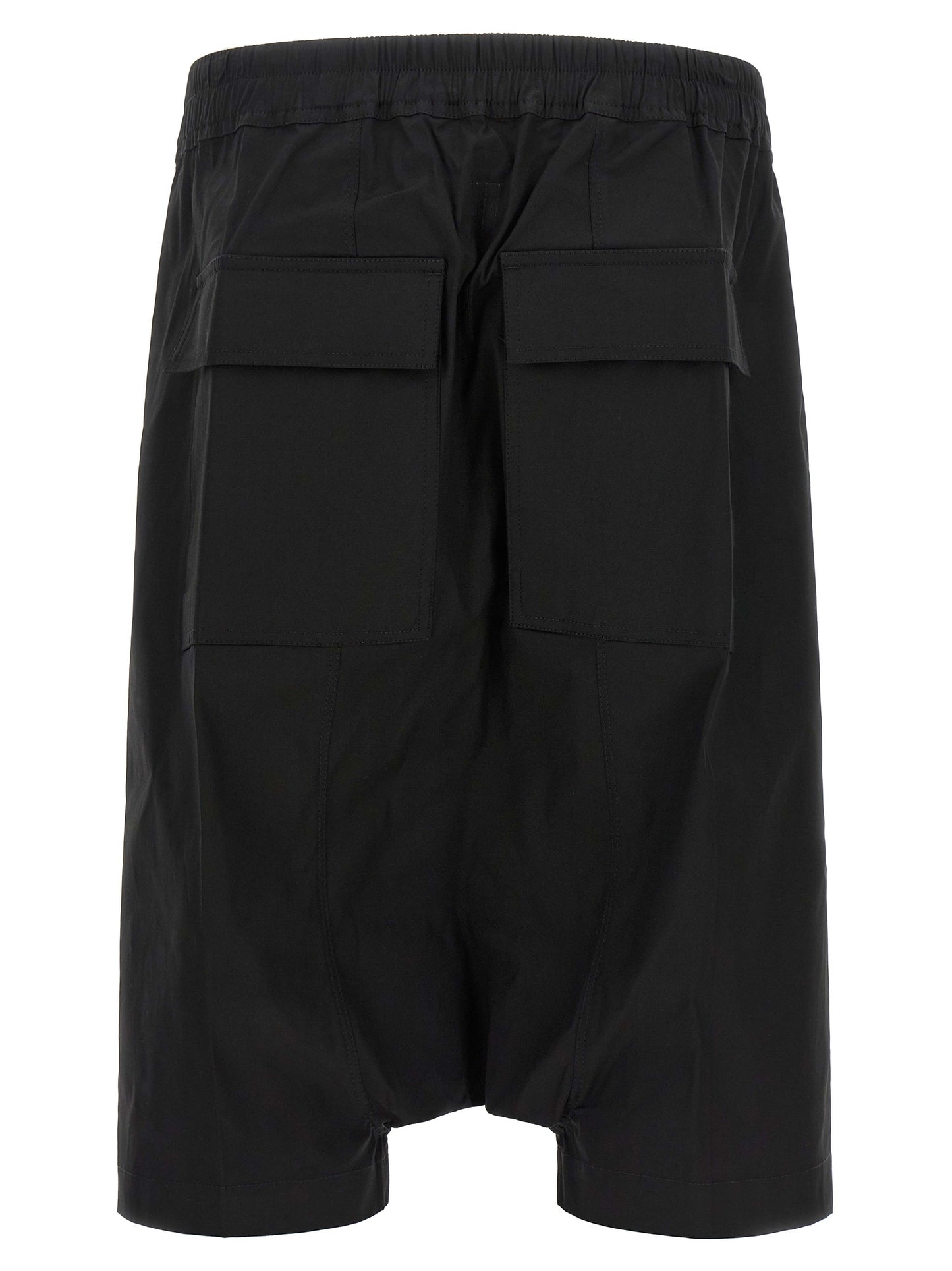 Rick Owens Men's Low Rise Cotton Bermuda Shorts - Black