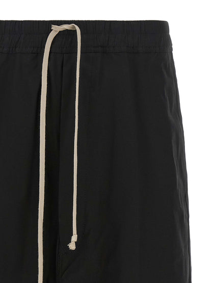 Rick Owens Men's Low Rise Cotton Bermuda Shorts - Black