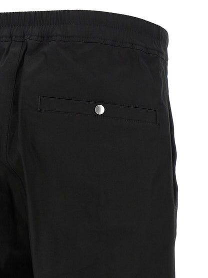 Joggers by Rick Owens for men in cotton black features an sophisticated and with a precise long, creating a sophisticated and sophisticated silhouette.