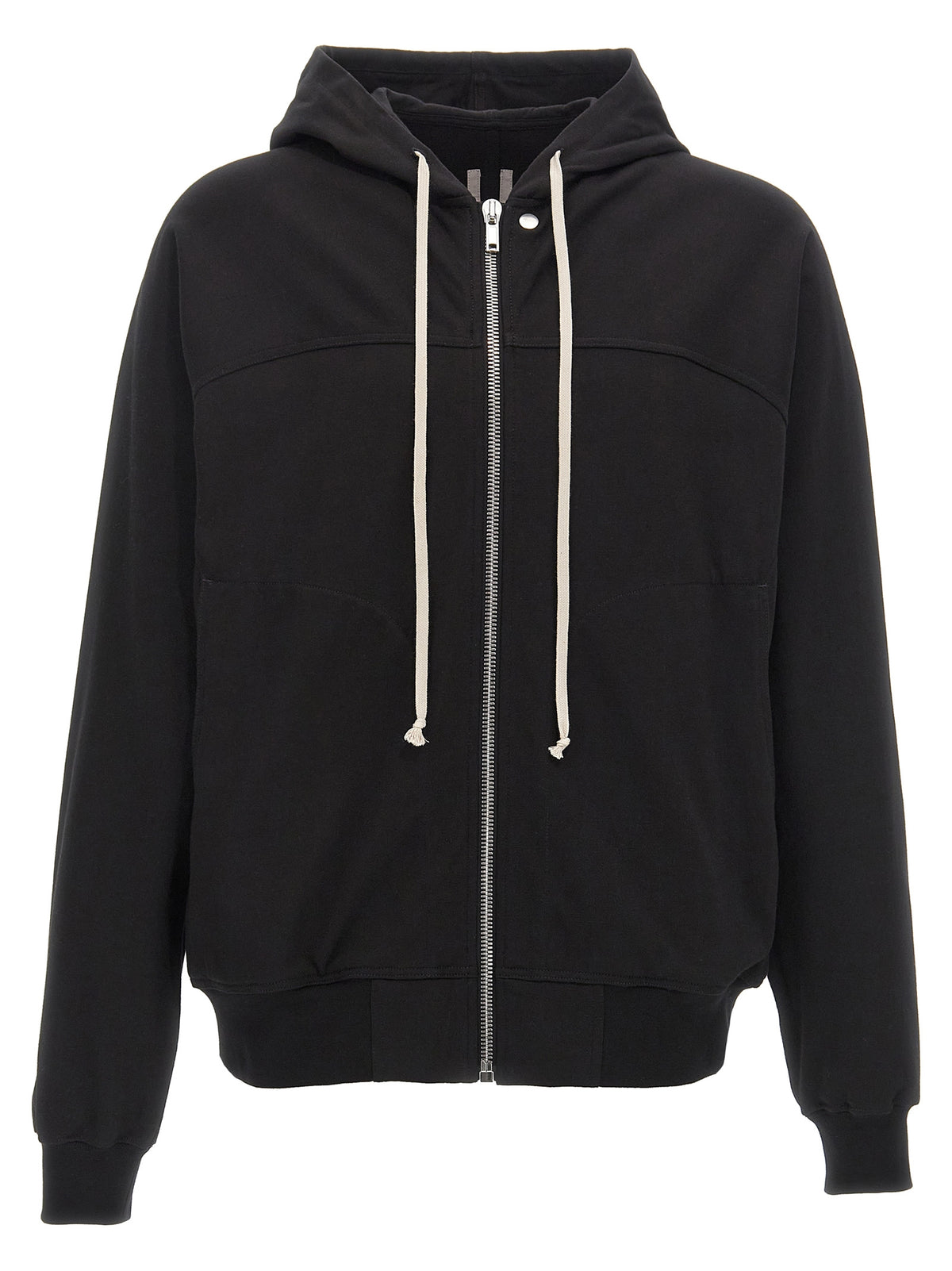 Rick Owens Men's Organic Cotton Sweatshirt Hoodie - Black