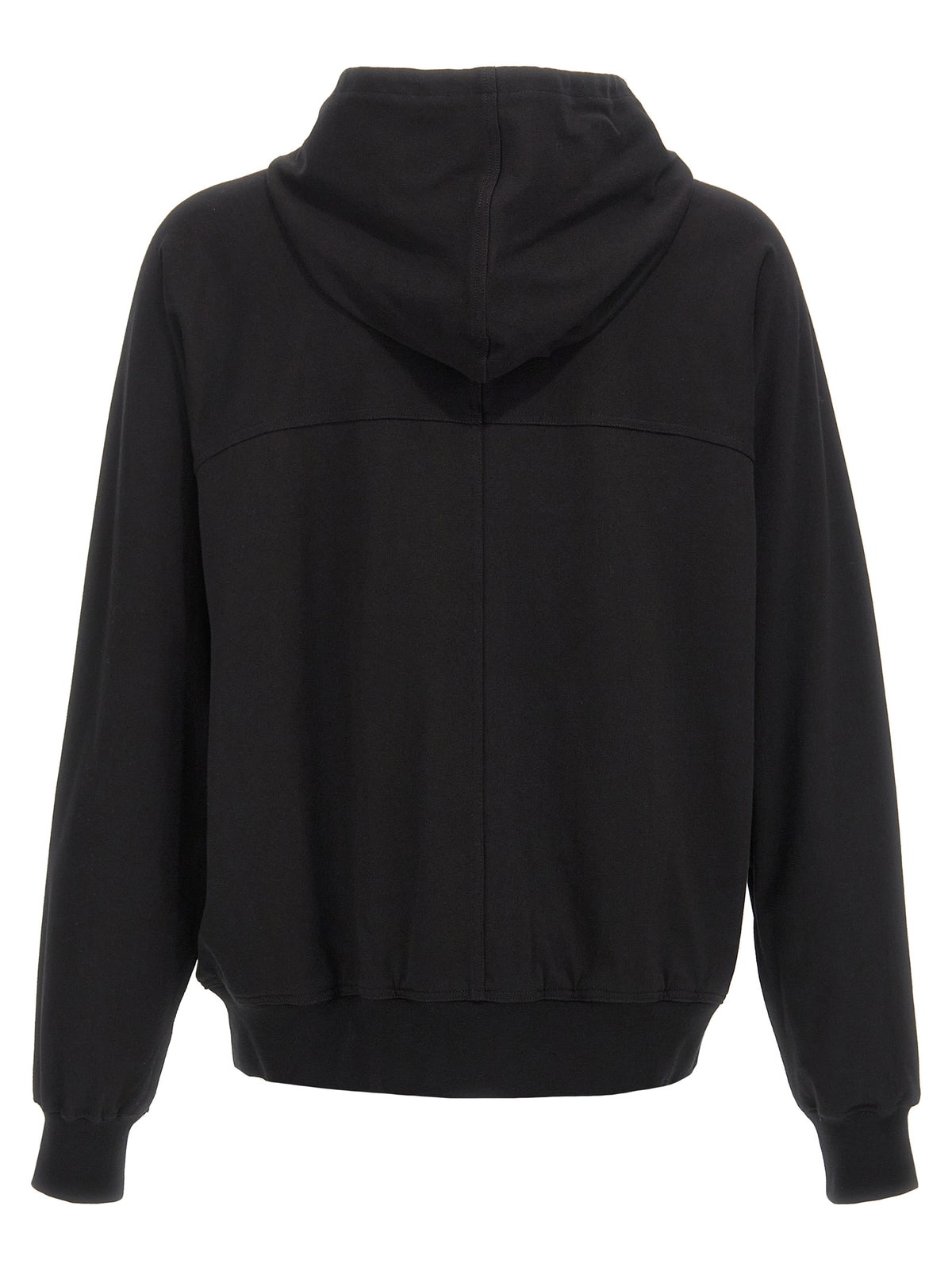 Rick Owens Men's Organic Cotton Sweatshirt Hoodie - Black