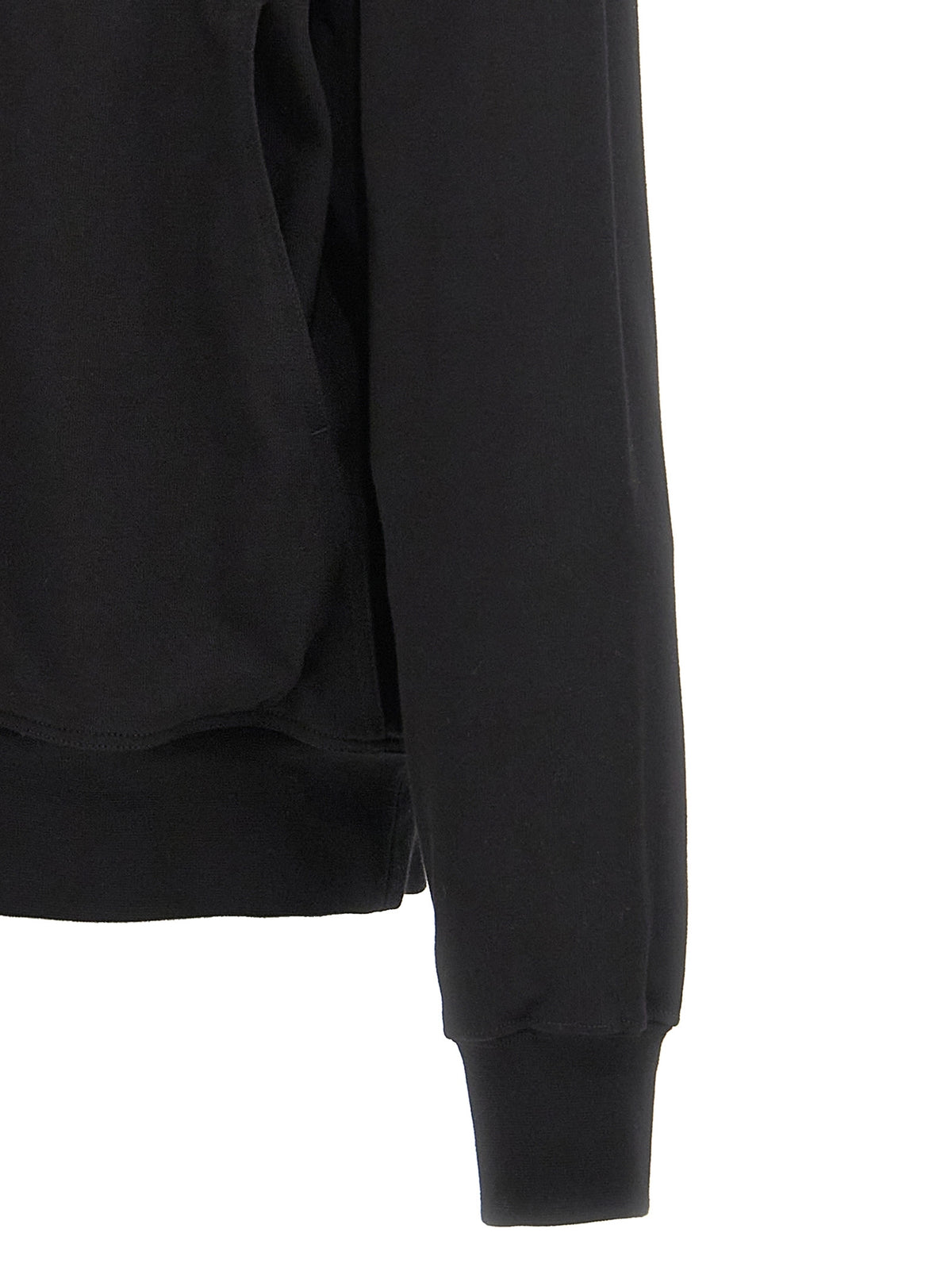Rick Owens Men's Organic Cotton Sweatshirt Hoodie - Black