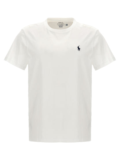 Polo Shirt by Polo Ralph Lauren for men in cotton white presents a sleek silhouette, featuring a refined and for a sleek finish.