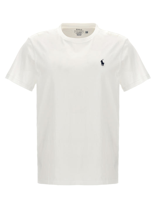 Polo Shirt by Polo Ralph Lauren for men in cotton white presents a sleek silhouette, featuring a refined and for a sleek finish.