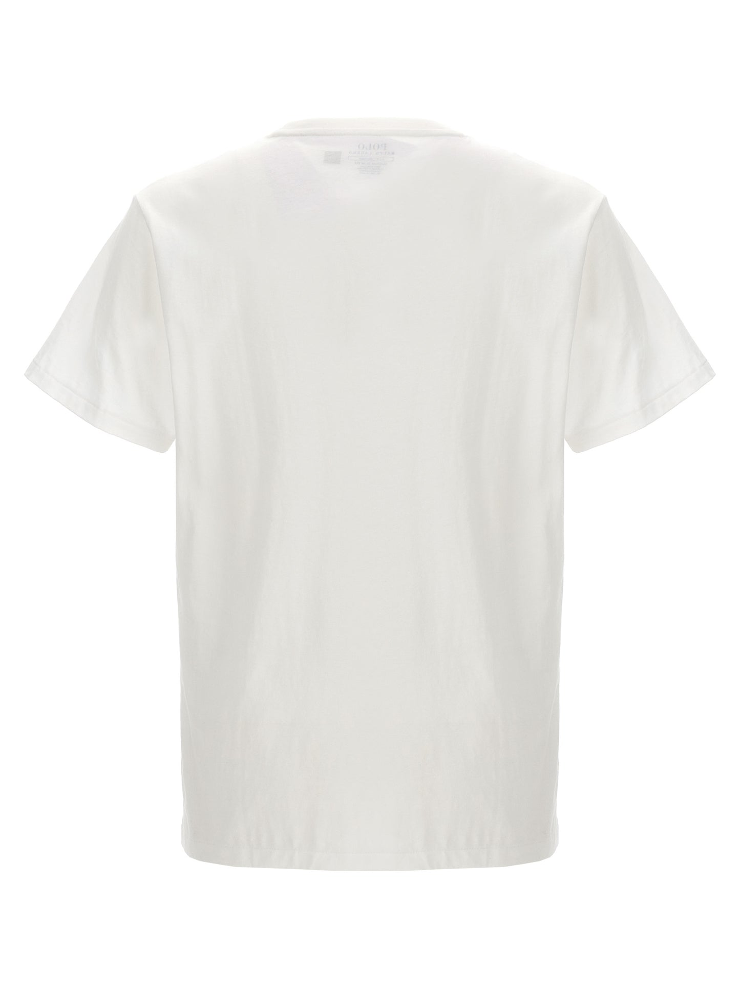 Polo Shirt by Polo Ralph Lauren for men in cotton white presents a crisp silhouette, artfully detailed with a crisp and crisp .