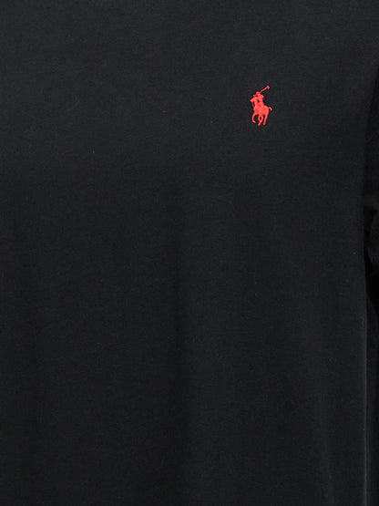 Polo Shirt by Polo Ralph Lauren for men in cotton black showcases a enviable silhouette, featuring a refined and for a enviable finish.