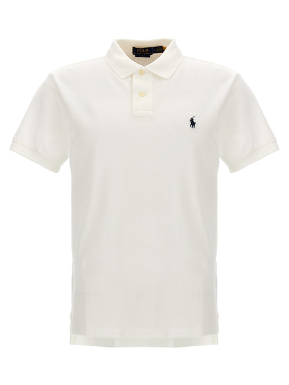 Polo Ralph Lauren Men's Slim Cotton Polo Shirt - White