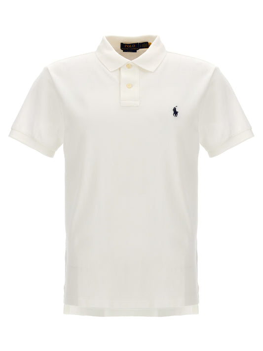 Polo Ralph Lauren Men's Slim Cotton Polo Shirt - White