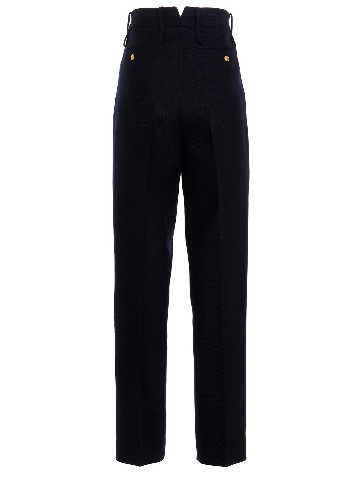 Gucci Women's Cashmere Casual Pants - Dark Blue Gold