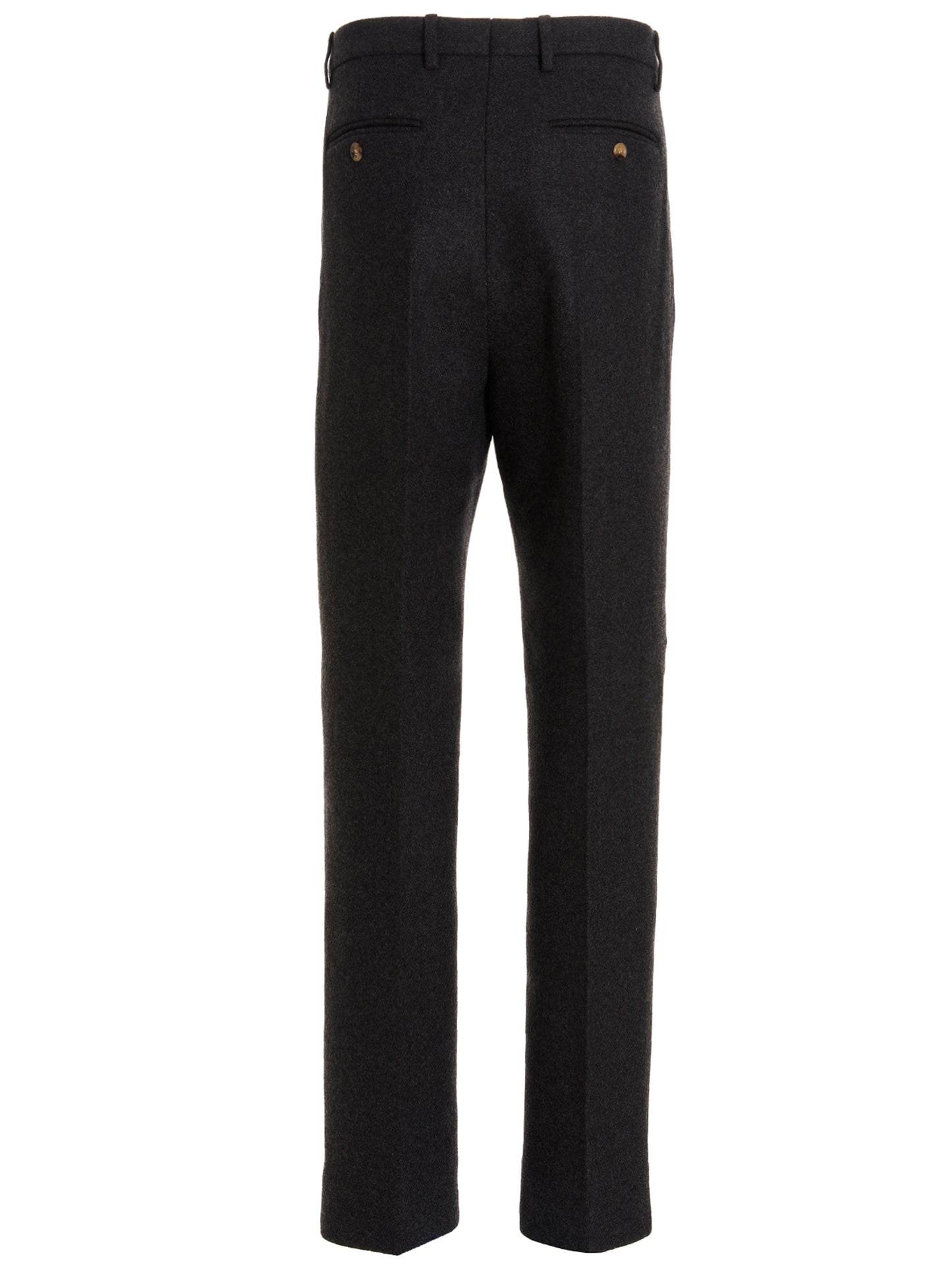 Gucci Men's Cashmere Trousers - Dark Gray Gray