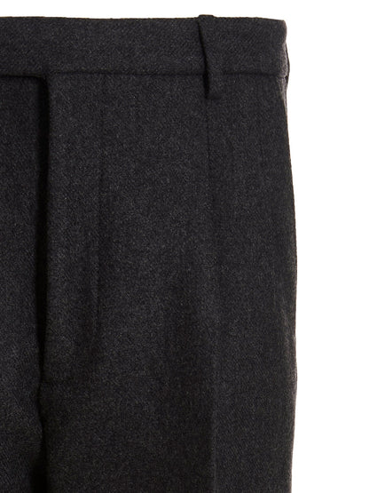 Gucci Men's Cashmere Trousers - Dark Gray Gray