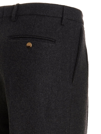 Gucci Men's Cashmere Trousers - Dark Gray Gray