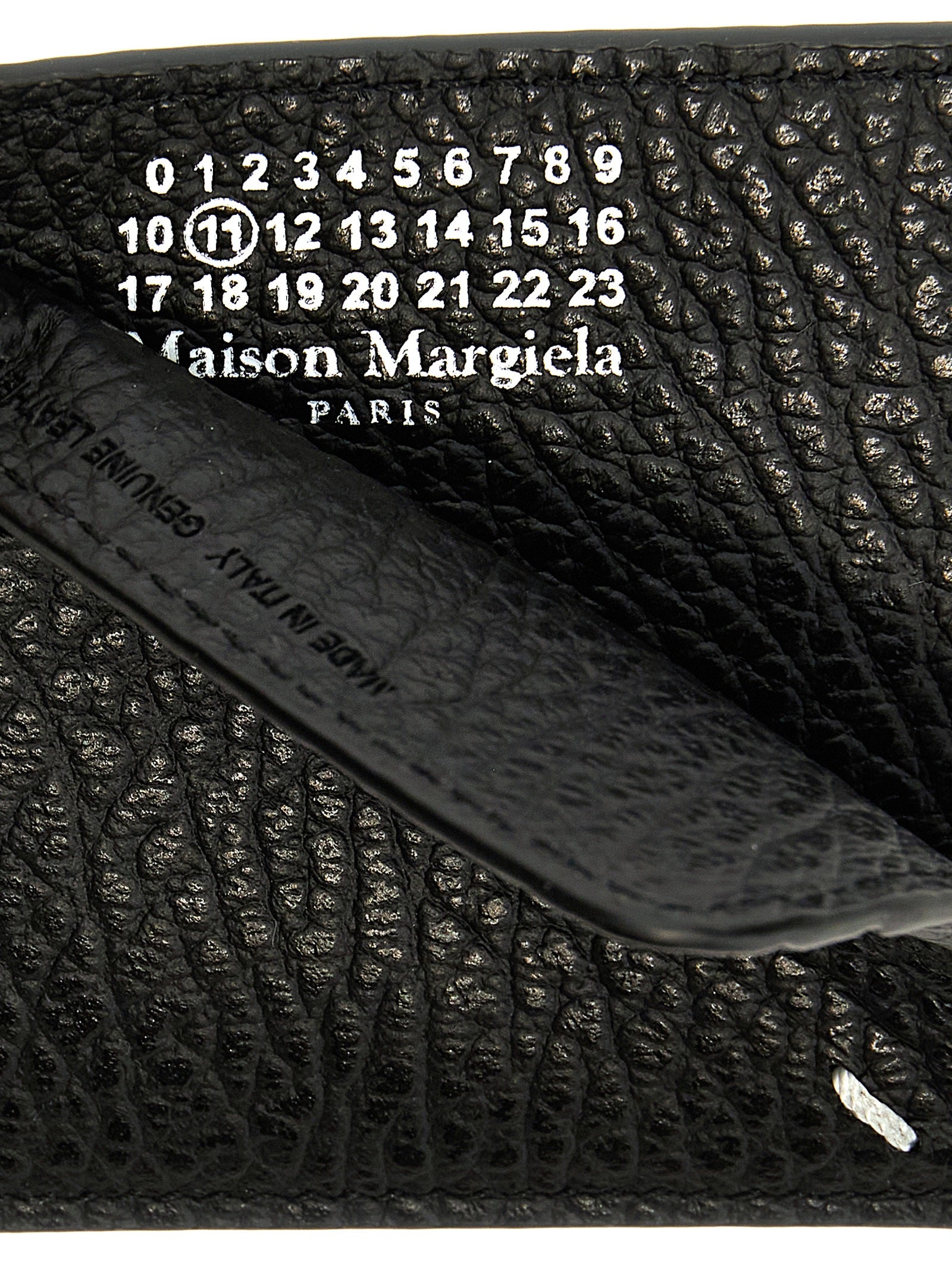 Cardholder Card Case by Maison Margiela for women in calfskin leather black & signature features a polished Four Stitches Calfskin Leather Cardholder Card Case design with polished card-organization compact-design.