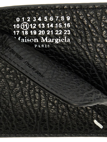 Cardholder Card Case by Maison Margiela for women in calfskin leather black & signature features a polished Four Stitches Calfskin Leather Cardholder Card Case design with polished card-organization compact-design.