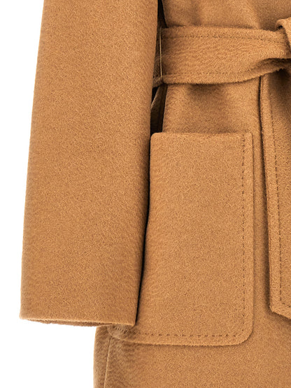 Max Mara Women's Fabric Trench Coat - Beige Camel
