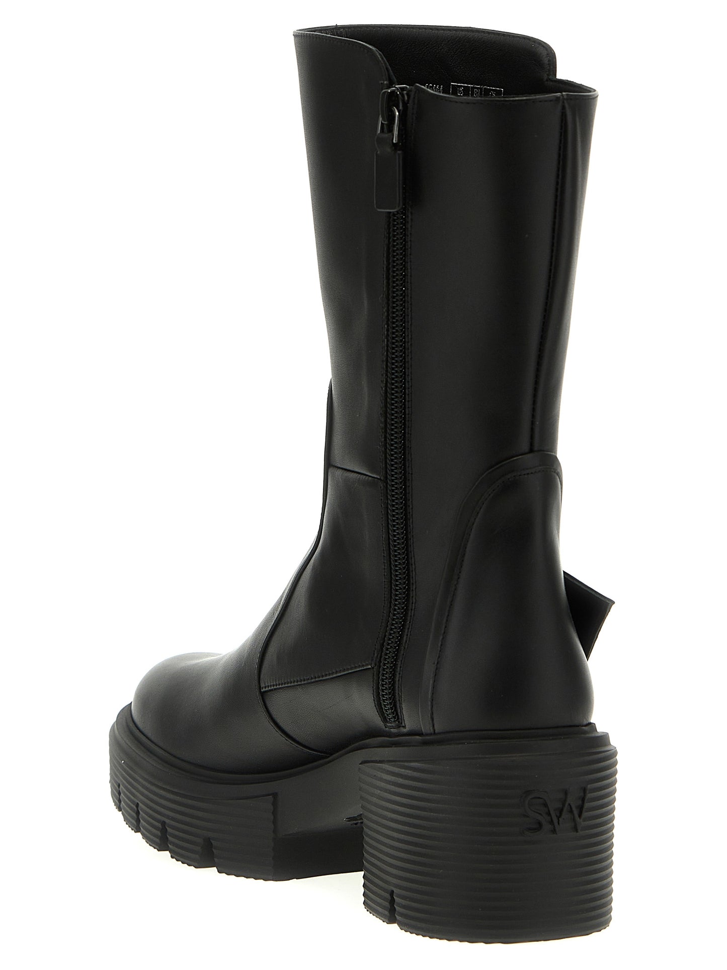 Stuart Weitzman Women's Calfskin Leather Ankle Boots - Black
