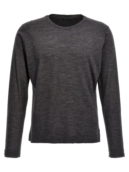 ZANONE Men's Virgin Wool Cardigan - Gray